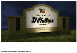 Dr. Phillips Community Signage Rendering